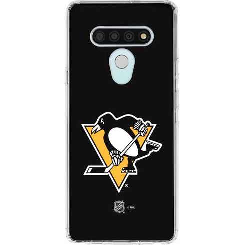 NHL Pittsburgh Penguins Solid Background LG Stylo 6 Clear Case