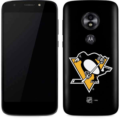 NHL Pittsburgh Penguins Solid Background Moto E5 Play Skin