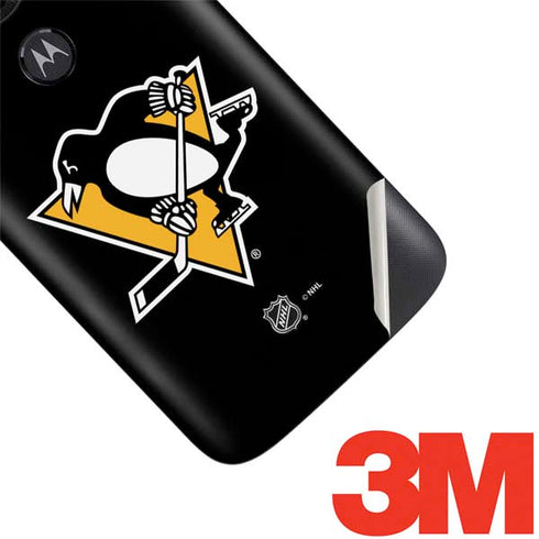 NHL Pittsburgh Penguins Solid Background Moto E5 Play Skin