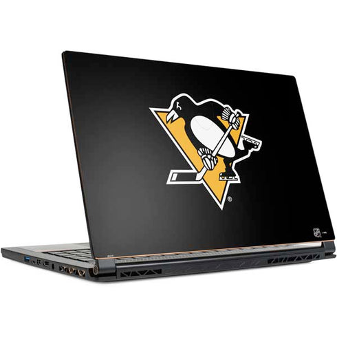 NHL Pittsburgh Penguins Solid Background MSI GS65 Stealth Laptop Skin