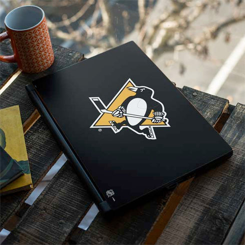 NHL Pittsburgh Penguins Solid Background MSI GS65 Stealth Laptop Skin