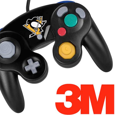 NHL Pittsburgh Penguins Solid Background Nintendo GameCube Controller Skin
