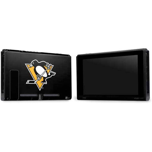 NHL Pittsburgh Penguins Solid Background Nintendo Switch Bundle Skin