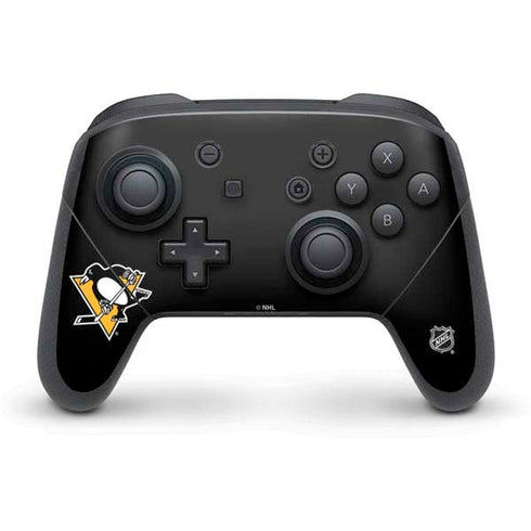 NHL Pittsburgh Penguins Solid Background Nintendo Switch Pro Controller Skin