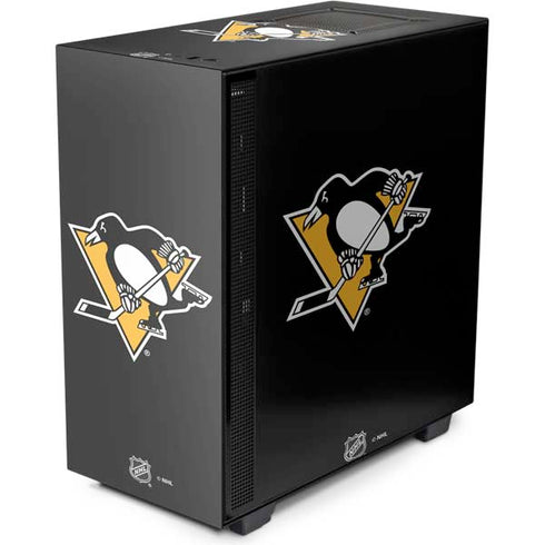 NHL Pittsburgh Penguins Solid Background NZXT H510 Compact ATX Mid-Tower Case Skin