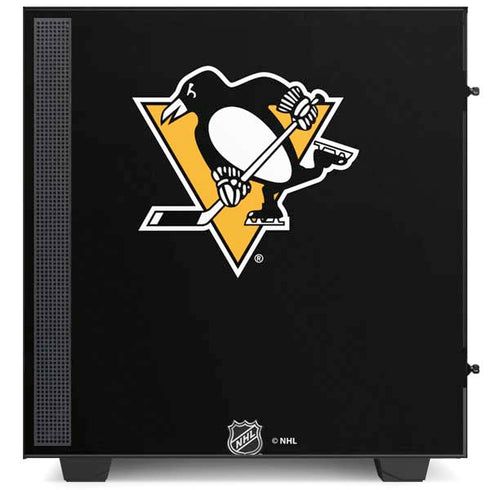 NHL Pittsburgh Penguins Solid Background NZXT H510 Compact ATX Mid-Tower Case Skin
