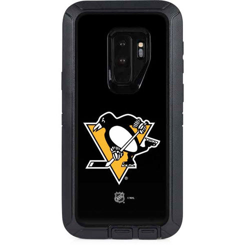 NHL Pittsburgh Penguins Solid Background Otterbox Defender Galaxy Skin