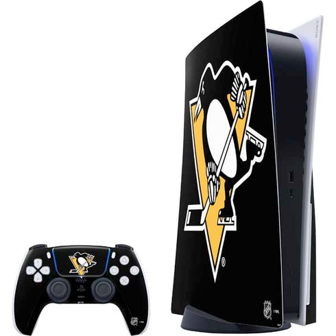 NHL Pittsburgh Penguins Solid Background PS5 Bundle Skin