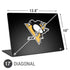 NHL Pittsburgh Penguins Solid Background Universal Laptop 17in (13.8 x 10in) Skin