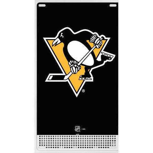 NHL Pittsburgh Penguins Solid Background Xbox Series S Console Skin