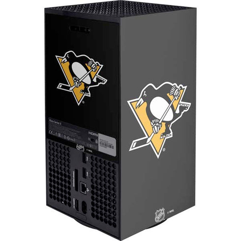 NHL Pittsburgh Penguins Solid Background Xbox Series X Console Skin