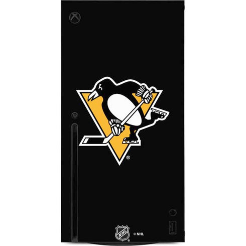 NHL Pittsburgh Penguins Solid Background Xbox Series X Console Skin