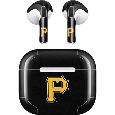 MLB Pittsburgh Pirates - Solid Distressed Apple AirPods (3rd Gen 2021) Skin