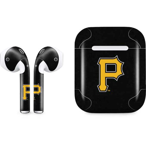 MLB Pittsburgh Pirates - Solid Distressed Apple AirPods Skin