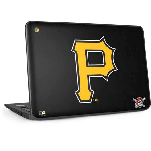 MLB Pittsburgh Pirates - Solid Distressed HP Chromebook Skin