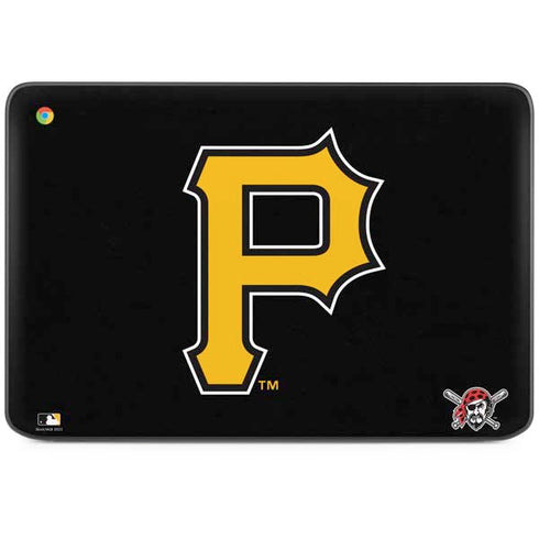 MLB Pittsburgh Pirates - Solid Distressed HP Chromebook Skin