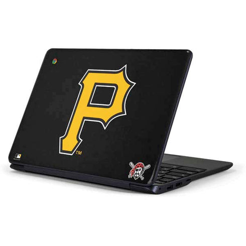 MLB Pittsburgh Pirates - Solid Distressed Samsung Chromebook Skin