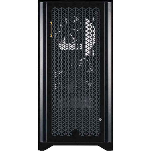 MLB Pittsburgh Pirates - Solid Distressed Corsair 4000D Tempered Glass Mid-Tower ATX Case Skin