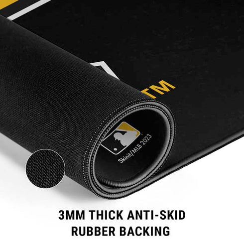 MLB Pittsburgh Pirates - Solid Distressed Gaming Mouse Pad