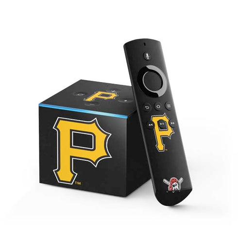 MLB Pittsburgh Pirates - Solid Distressed Fire TV Cube Skin