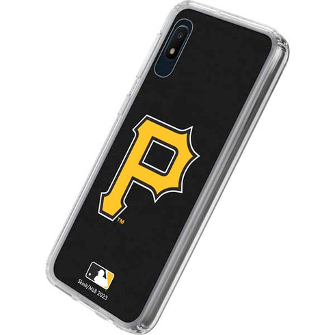 MLB Pittsburgh Pirates - Solid Distressed Galaxy A10e Clear Case