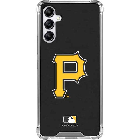 MLB Pittsburgh Pirates - Solid Distressed Galaxy A15 5G Clear Case
