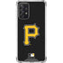 MLB Pittsburgh Pirates - Solid Distressed Galaxy A72 5G Clear Case