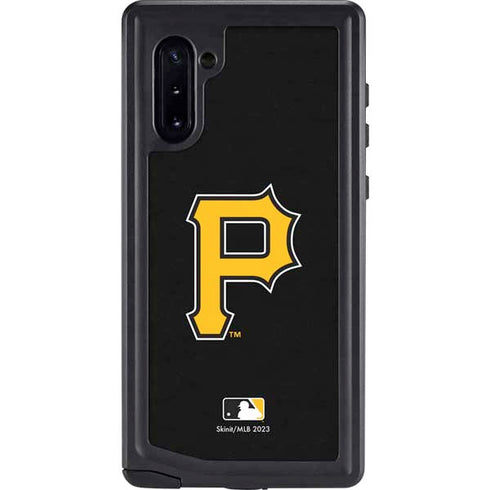 MLB Pittsburgh Pirates - Solid Distressed Galaxy Note 10 Waterproof Case