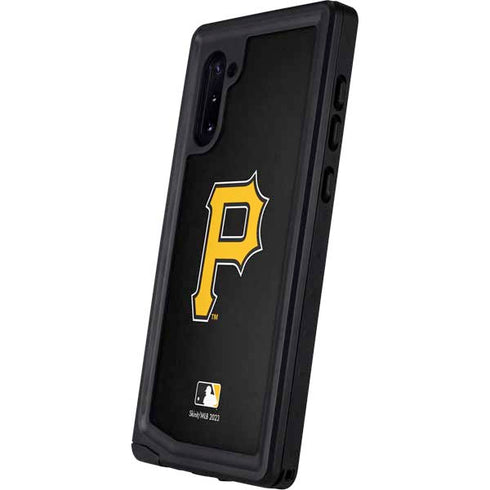 MLB Pittsburgh Pirates - Solid Distressed Galaxy Note 10 Waterproof Case