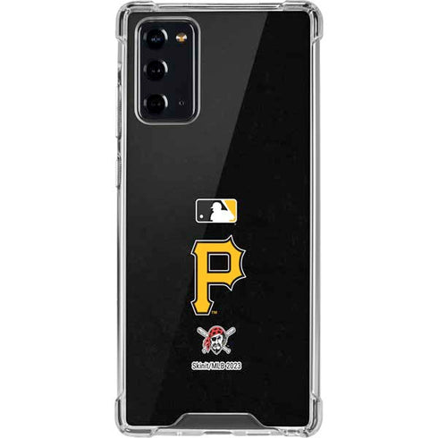 MLB Pittsburgh Pirates - Solid Distressed Galaxy Note20 5G Clear Case
