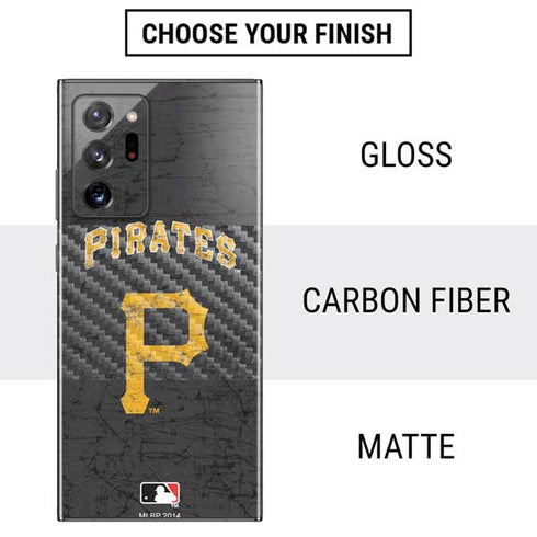 MLB Pittsburgh Pirates - Solid Distressed Galaxy Note20 Ultra 5G Skin