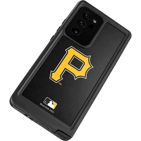 MLB Pittsburgh Pirates - Solid Distressed Galaxy Note20 Ultra 5G Waterproof Case