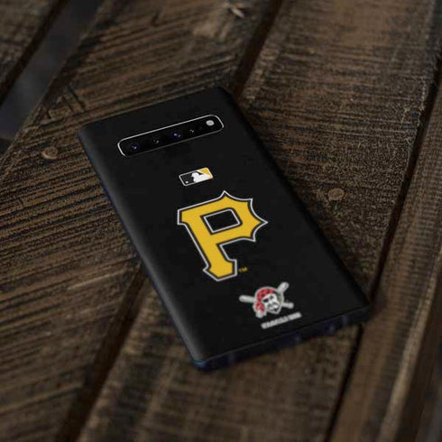 MLB Pittsburgh Pirates - Solid Distressed Galaxy S10 Skin