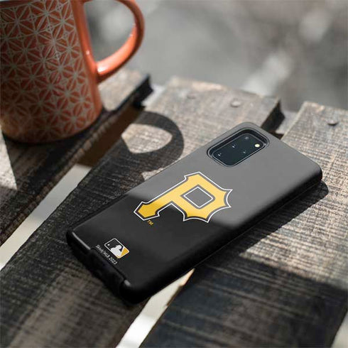 MLB Pittsburgh Pirates - Solid Distressed Galaxy S20 Plus Pro Case