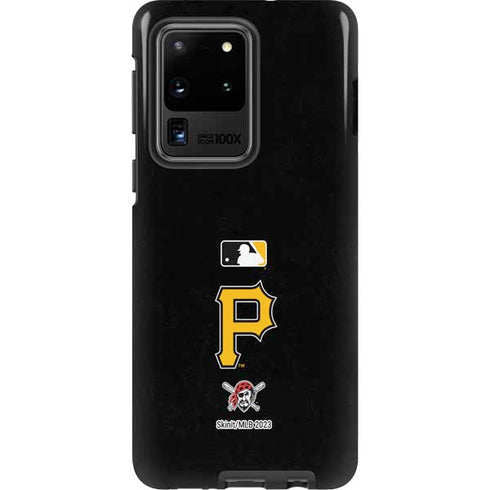 MLB Pittsburgh Pirates - Solid Distressed Galaxy S20 Ultra 5G Pro Case