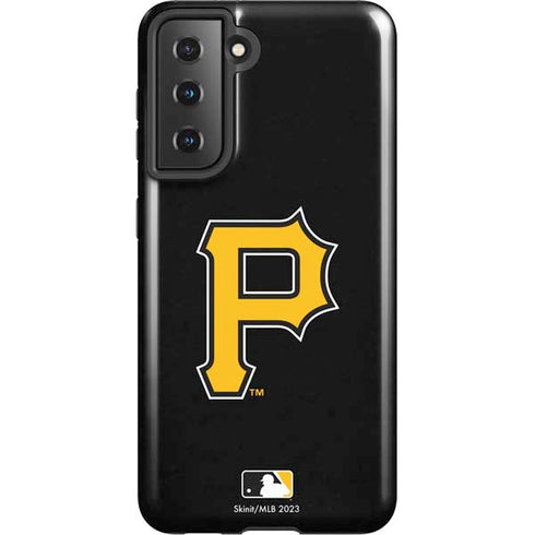 MLB Pittsburgh Pirates - Solid Distressed Galaxy S21 5G Pro Case