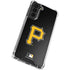 MLB Pittsburgh Pirates - Solid Distressed Galaxy S21 FE Clear Case