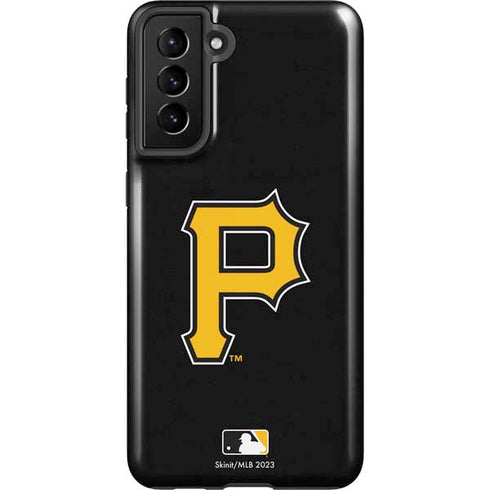 MLB Pittsburgh Pirates - Solid Distressed Galaxy S21 Plus 5G Pro Case