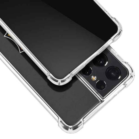 MLB Pittsburgh Pirates - Solid Distressed Galaxy S21 Ultra 5G Clear Case