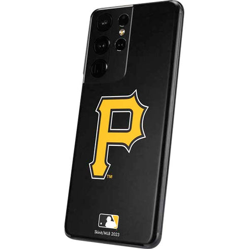 MLB Pittsburgh Pirates - Solid Distressed Galaxy S21 Ultra 5G Skin