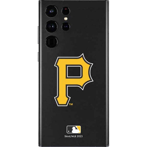 MLB Pittsburgh Pirates - Solid Distressed Galaxy S22 Ultra Skin