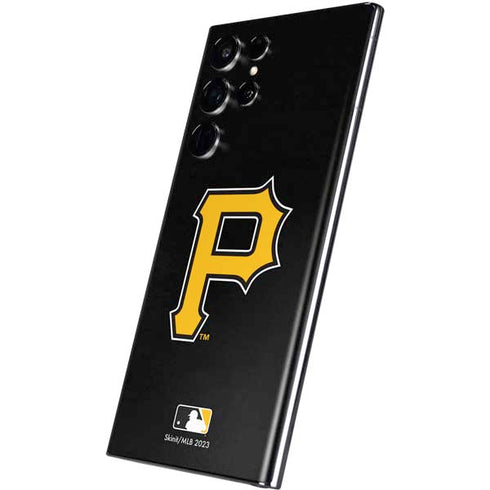 MLB Pittsburgh Pirates - Solid Distressed Galaxy S22 Ultra Skin