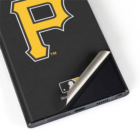 MLB Pittsburgh Pirates - Solid Distressed Galaxy S22 Ultra Skin