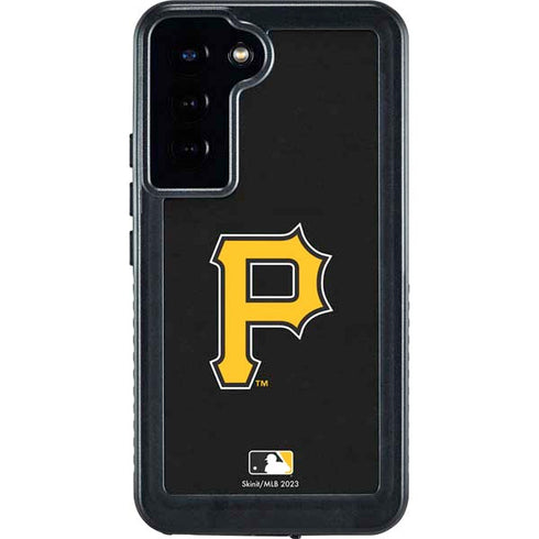 MLB Pittsburgh Pirates - Solid Distressed Galaxy S23 Plus Waterproof Case