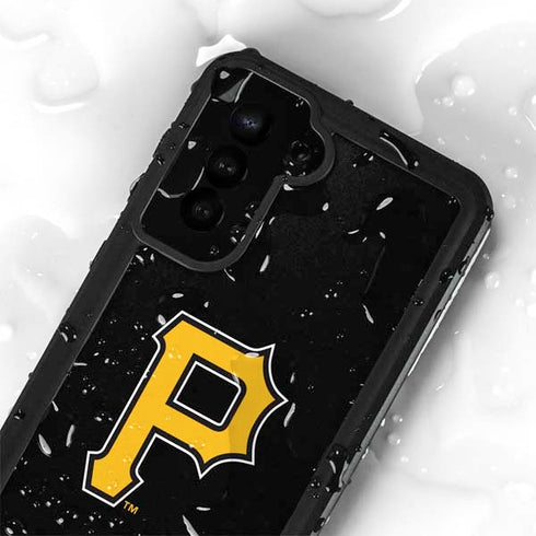 MLB Pittsburgh Pirates - Solid Distressed Galaxy S23 Plus Waterproof Case