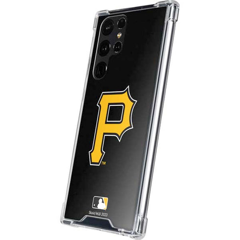 MLB Pittsburgh Pirates - Solid Distressed Galaxy S24 Ultra Clear Case