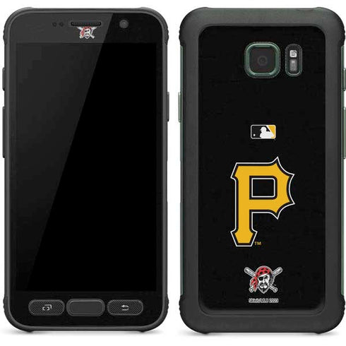 MLB Pittsburgh Pirates - Solid Distressed Galaxy S7 Active Skin