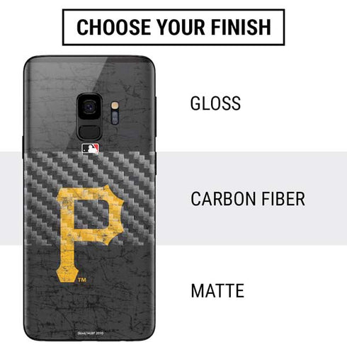 MLB Pittsburgh Pirates - Solid Distressed Galaxy S9 Skin