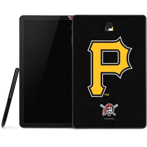 MLB Pittsburgh Pirates - Solid Distressed Samsung Galaxy Tab Skin