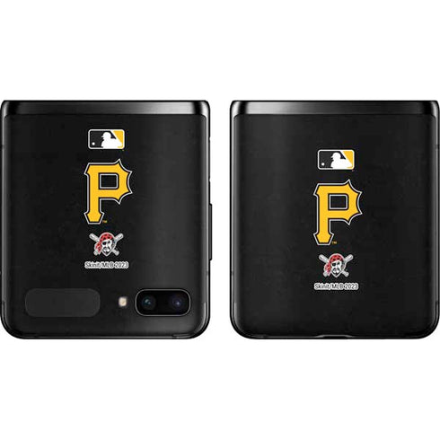 MLB Pittsburgh Pirates - Solid Distressed Galaxy Z Flip Skin